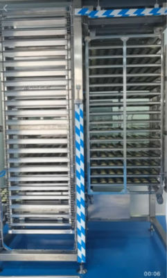 Tray Stacker Auto Trolley Loader , Ergonomic Auto Trolley Unloader
