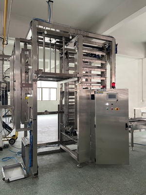 Tray Stacker Auto Trolley Loader , Ergonomic Auto Trolley Unloader