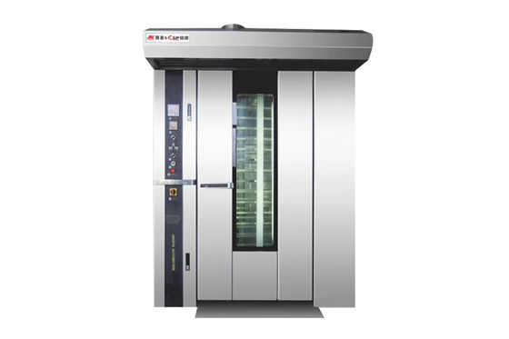 3 Phase 380V 3.1KW Pizza Toast Biscuits Rotary Rack Oven