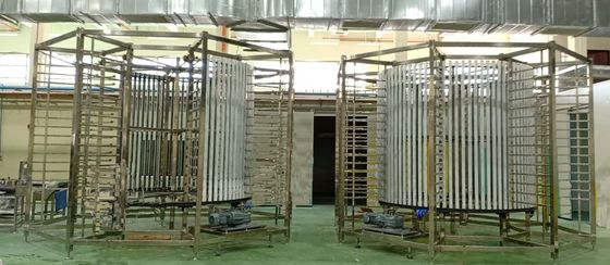 ISO9000 Industrial Hygiene Mesh Belt Baking Cooling Towers