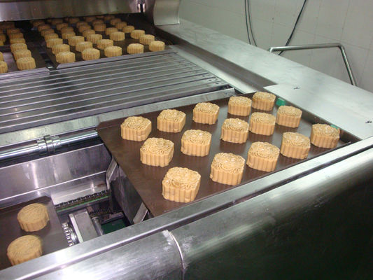 220V 500KG/H Mooncake Automatic Cake Production Line
