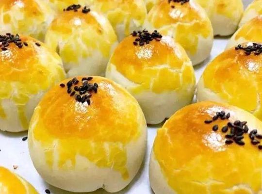 304 Stainless Steel Industrial Full Set Egg Yolk Pie Making Machine With Oven