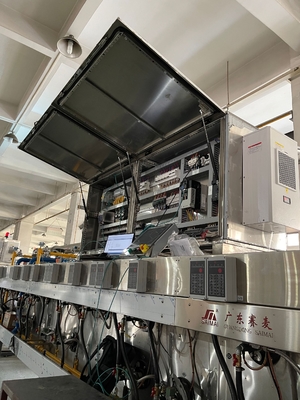 Automated 380V Gas Tunnel Oven With Independent Burning Progtam Temperature Probe