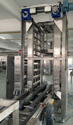 Tray Stacker Auto Trolley Loader , Ergonomic Auto Trolley Unloader
