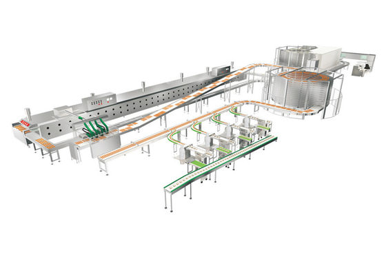 Multi Step Proofer Delidding Automatic Toast Production Line